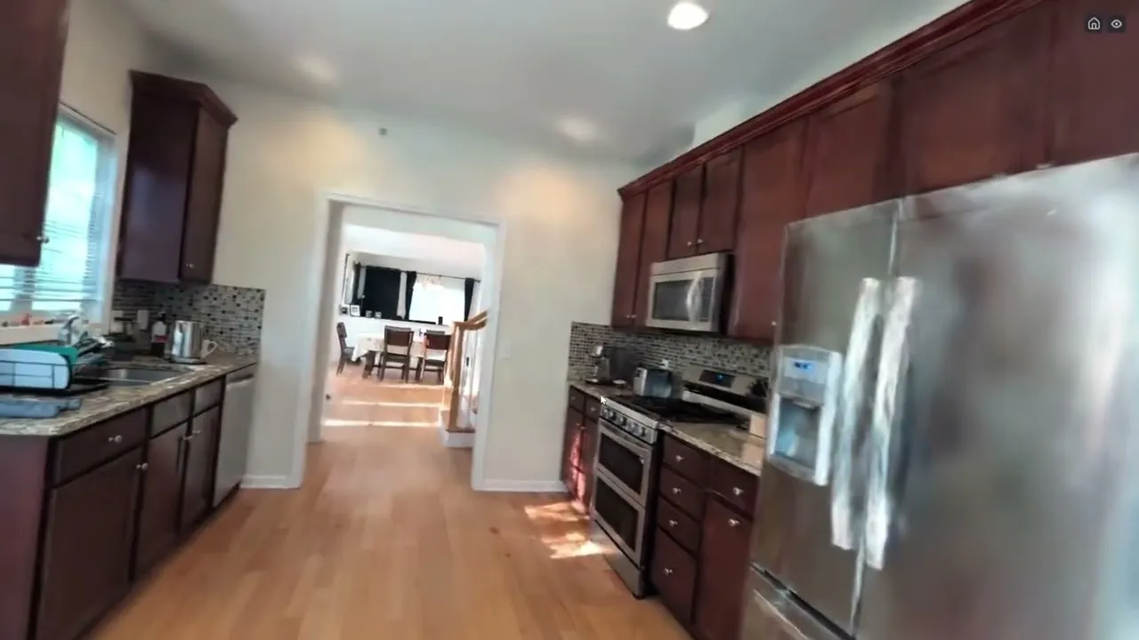 Gaussian Splatting of Challenging Large Home Interior